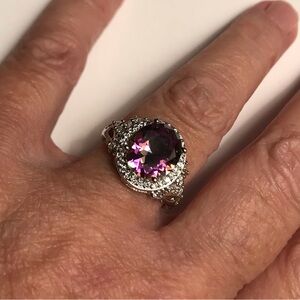 Mystic Topaz 925 Sterling Silver Ring